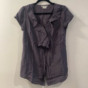 Van Heusen‎ | Gray Blouse